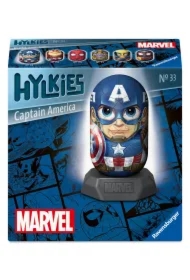 Puzzle 54 el. 3D Hylkies: Captain America