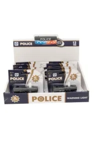 Światła policyjne niebiesko-czerwone