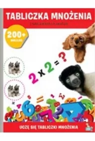 Tabliczka mnożenia z naklejkami i plakatem