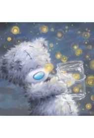 Kartka okolicznościowa Miś ze słoikiem