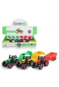 Traktor z przyczepą mix