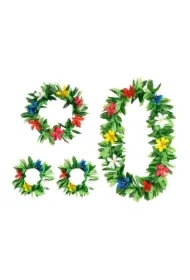 Zestaw hawajski zielony rozm. uniwersalny