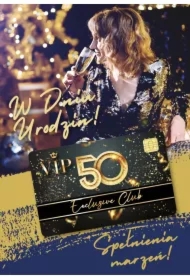 Karnet Urodziny 50