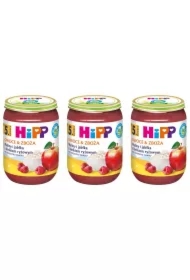 Owoce & Zboża Maliny i jabłka z kleikiem ryżowym po 5. miesiącu zestaw