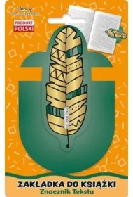 Zakładka znacznik - Pióro boho