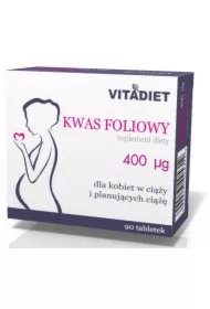 Kwas Foliowy 400Mcg - suplement diety