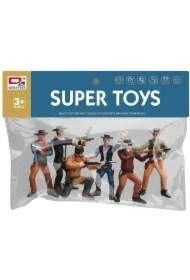 Zestaw figurek kowbojów