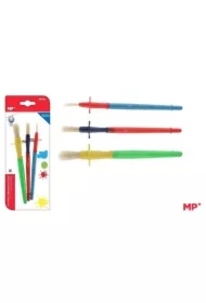 Pędzle dla dzieci z uchwytem Easy grip 3 szt