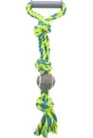 Zabawka sznur bawełna z piłką 50cm