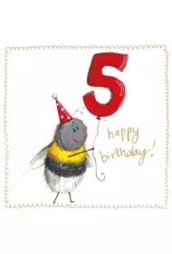 Karnet Urodziny 5 S540 Pszczółka