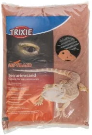 Piasek jaskinny do terarrium, czerowny