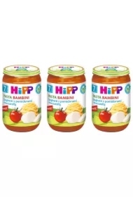 Pasta Bambini Spaghetti z pomidorami i mozzarellą po 7. miesiącu zestaw