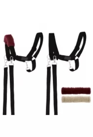 Kantar dla Hobby Horse wodze + futerka czarny