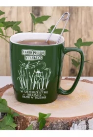 Kubek ceramiczny zielony Chrząszcz brzmi...