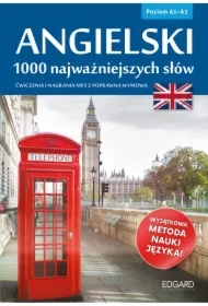 Okładka: Angielski - 1000 najważniejszych słów (poziom A1-A2)