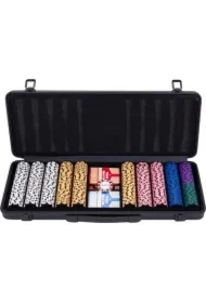 Zestaw do pokera 500 Exclusive nominały