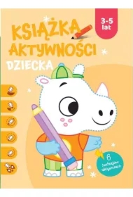 Książka aktywności dziecka 3-5 lat. Pomarańczowa