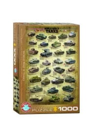 Puzzle 1000 el. Czołgi II wojny światowej