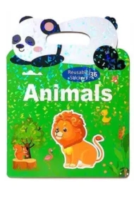 Książeczka z naklejkami zwierzęta