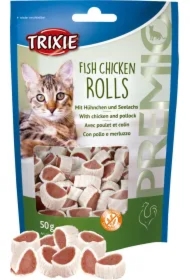 Krążki kurczak-łosoś dla kota