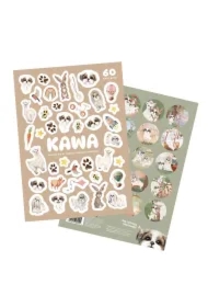 Naklejki Kawa 60 szt