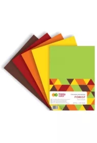 Arkusze piankowe FOREST, 5 kolorów, A4, 5 arkuszy