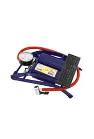 Pompka nożna dwutłokowa z manometrem 37420