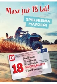Karnet urodziny 18