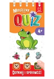 Magiczny quiz z żabką. Dotknij i sprawdź! 4+