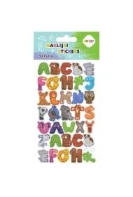 Naklejki 3D Puffy Letters 10x20cm HAPPY COLOR