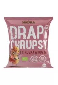 Chrupki o smaku truskawkowym bezglutenowe