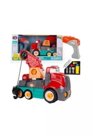 Dźwig do skręcania z narzędziami i wkrętarką