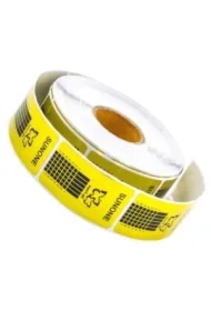 Szablon do paznokci wąski złoty