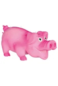 Zabawka prosiak lateksowy z kolcami, 10 cm