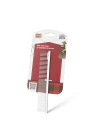 Grzebień stalowy, szary, 2, 9 x 17 cm