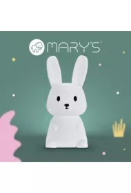 Lampka nocna LED Zając biały duży