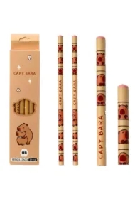 Zestaw ółówków do szkicowania z kapibarą