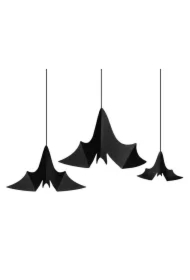Zawieszki Nietoperze czarny 3 szt