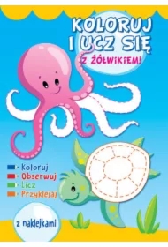 Koloruj i ucz się z żółwikiem