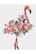 Фото - Малювання Flamingo Malowanie po numerach - Kwiatowy  40x50cm 