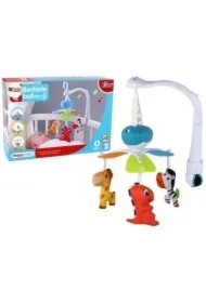 Karuzela do łóżeczka na baterie niebieska