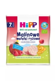 Malinowe wafelki ryżowe od 7. miesiąca
