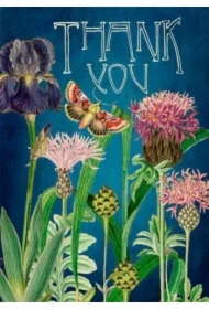 Karnet B6 z kopertą Dziękuję Łąka