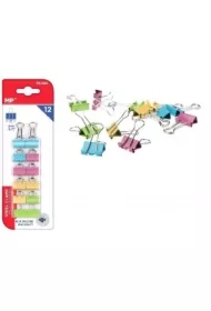 Klipsy biurowe kolorowe