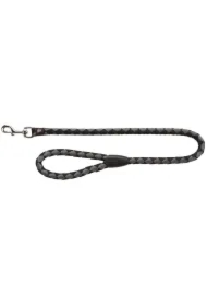 Smycz Cavo, L- XL, 1 m, o 18mm, czarny/srebrny