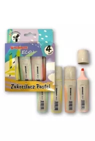 Zakreślacz pastelowy Ecco+ 4 kolory
