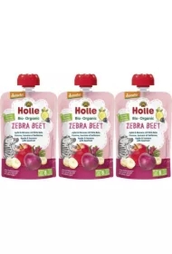 Zestaw Mus Buraczana Zebra Jabłko i banan z burakiem od 6. miesiąca