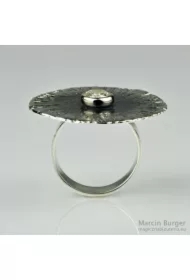 Słońce z cyrkonią, pierścionek