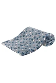 Koc Tammy, 150 x 100 cm, niebieski/beżowy