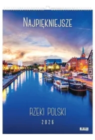 Kalendarz 2026 wieloplanszowy rzeki Polski